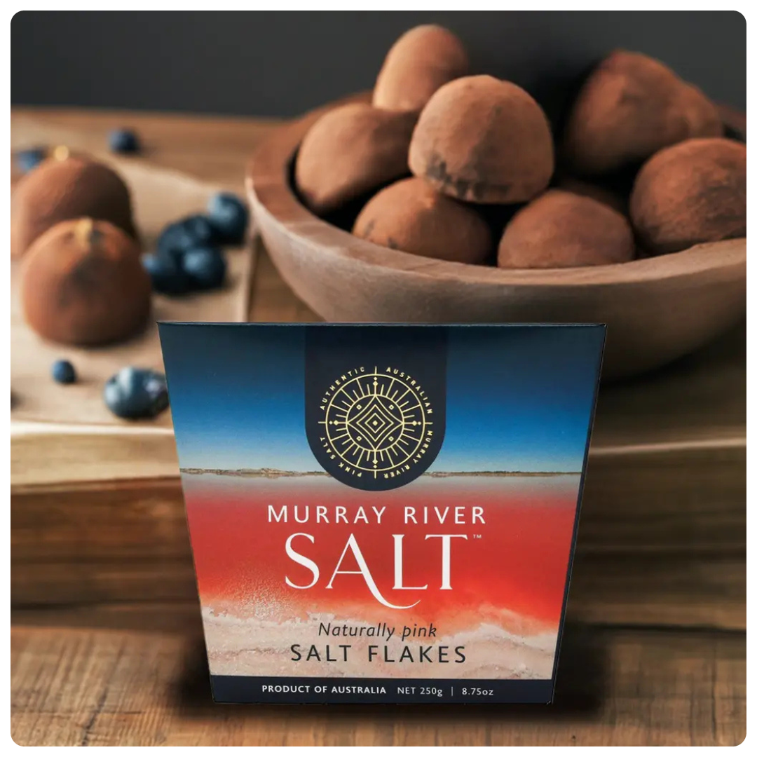Schoko-Karamell-Trüffel mit Murray River Salt
