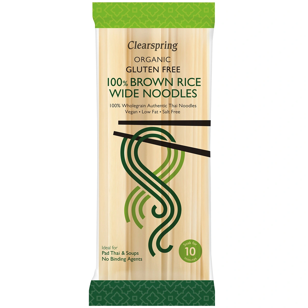 Clearspring Organic Gluten Free Brown Rice Wide Noodles BIO 200g Clearspring Organic Gluten Free Brown Rice Wide Noodles BIO 200g