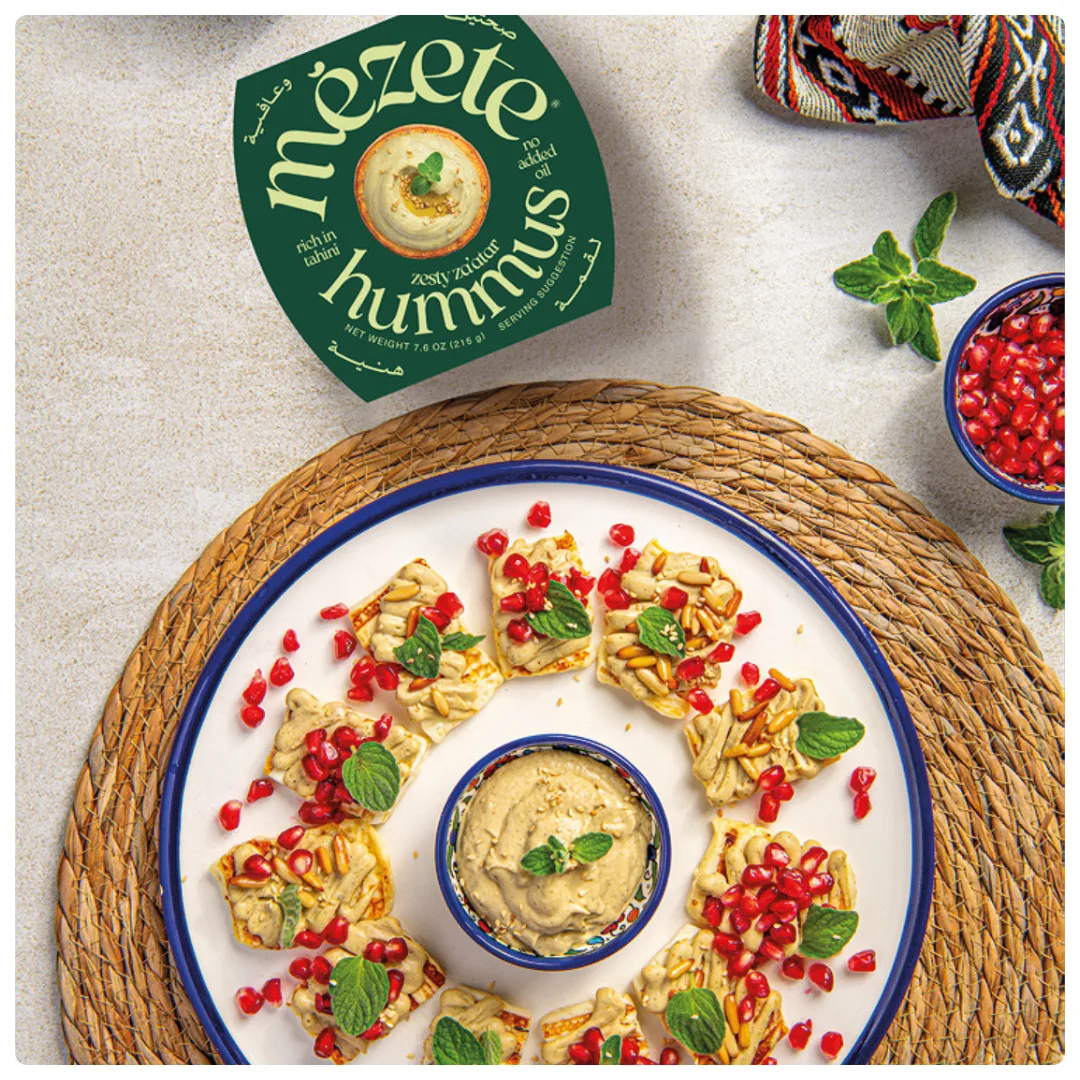 Halloumi Hummus Häppchen
