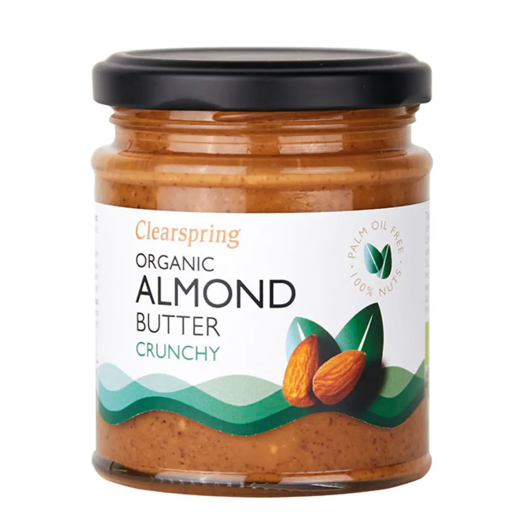 Clearspring Organic Almond Butter Crunchy BIO 170g
