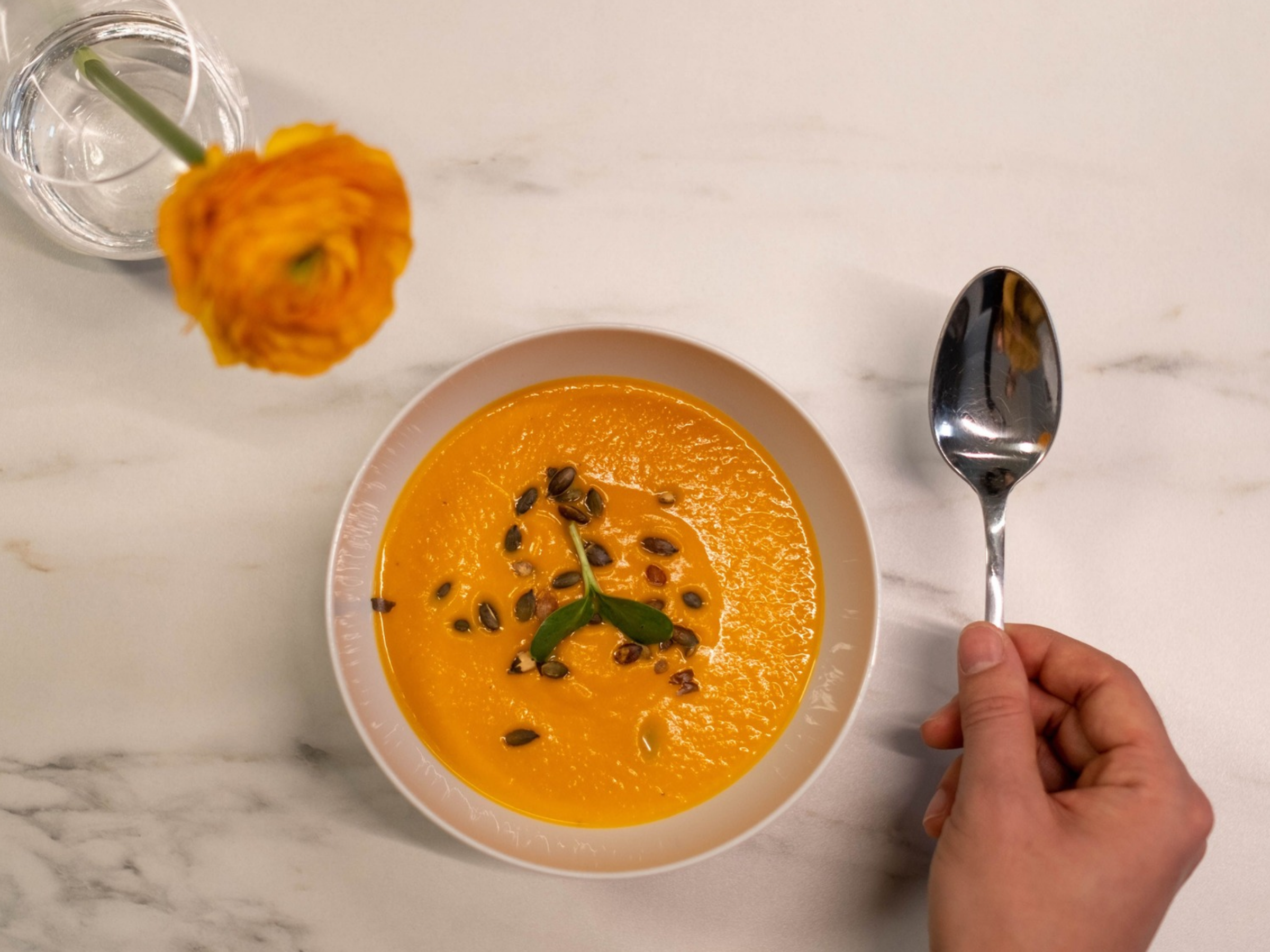 Kürbissuppe mit Ottolenghi Pilpelchuma