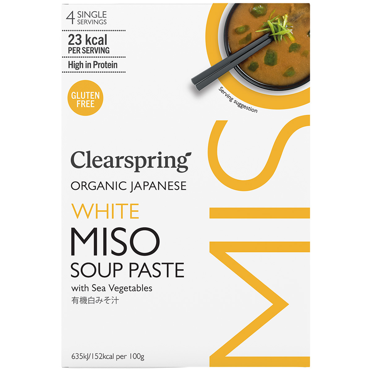 Clearspring Organic Japanese White Miso Instant Soup Paste 60g Clearspring Organic Japanese White Miso Instant Soup Paste 60g