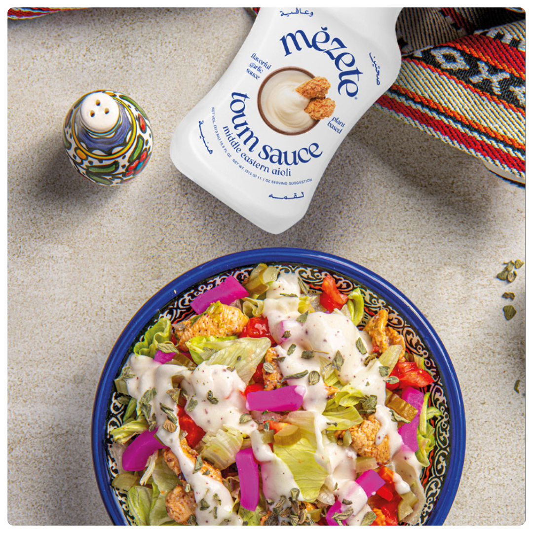 Hähnchensalat mit Toum Sauce Hähnchensalat mit Toum Sauce