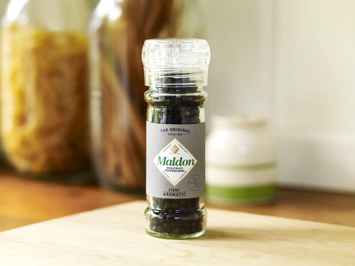 Maldon Black Peppercorn Grinder 50g