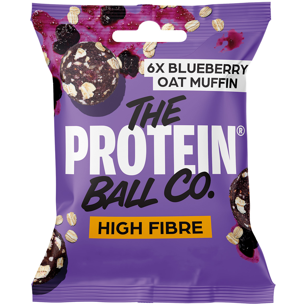 The Protein Ball Co. Blueberry Oat Muffin 45g The Protein Ball Co. Blueberry Oat Muffin 45g