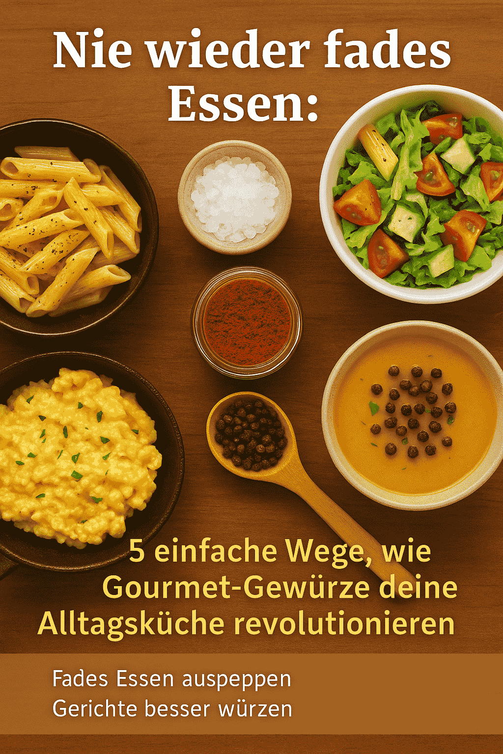 Nie wieder fades Essen: 5 einfache Wege, wie Gourmet-Gewürze deine Alltagsküche revolutionieren