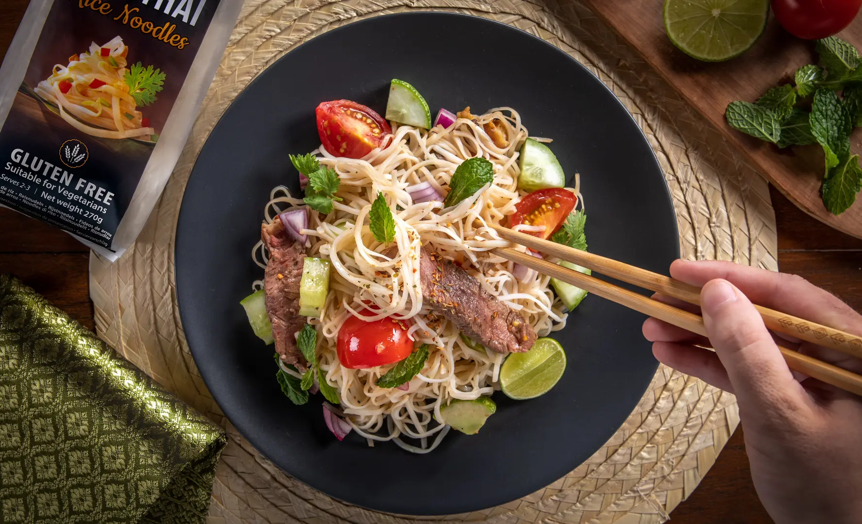 Siam Pad Thai Rice Noodles 270g Siam Pad Thai Rice Noodles 270g