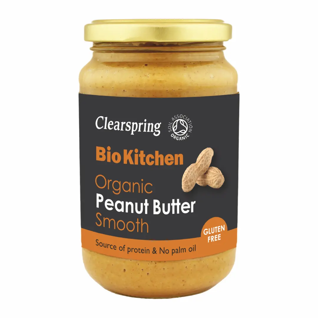 Clearspring Organic Peanut Butter, Smooth BIO 350g