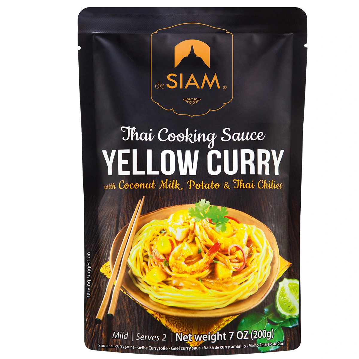 Siam Yellow Curry Sauce 200g Siam Yellow Curry Sauce 200g
