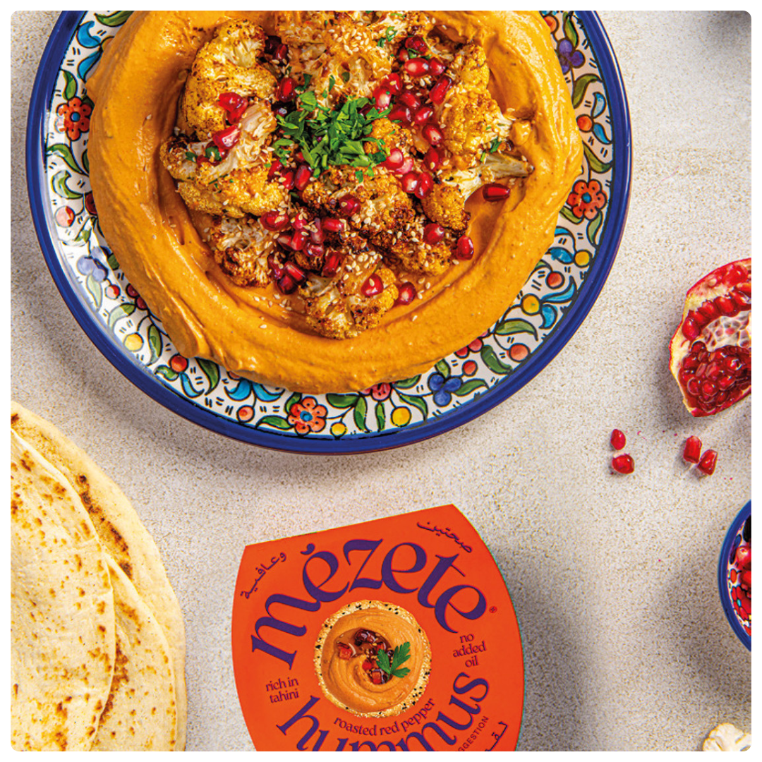 Crispy Blumenkohl und Smoky Hummus