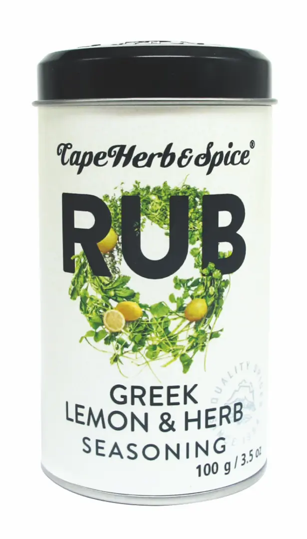 Cape Herb Rub Greek Lemon & Oregano 100g