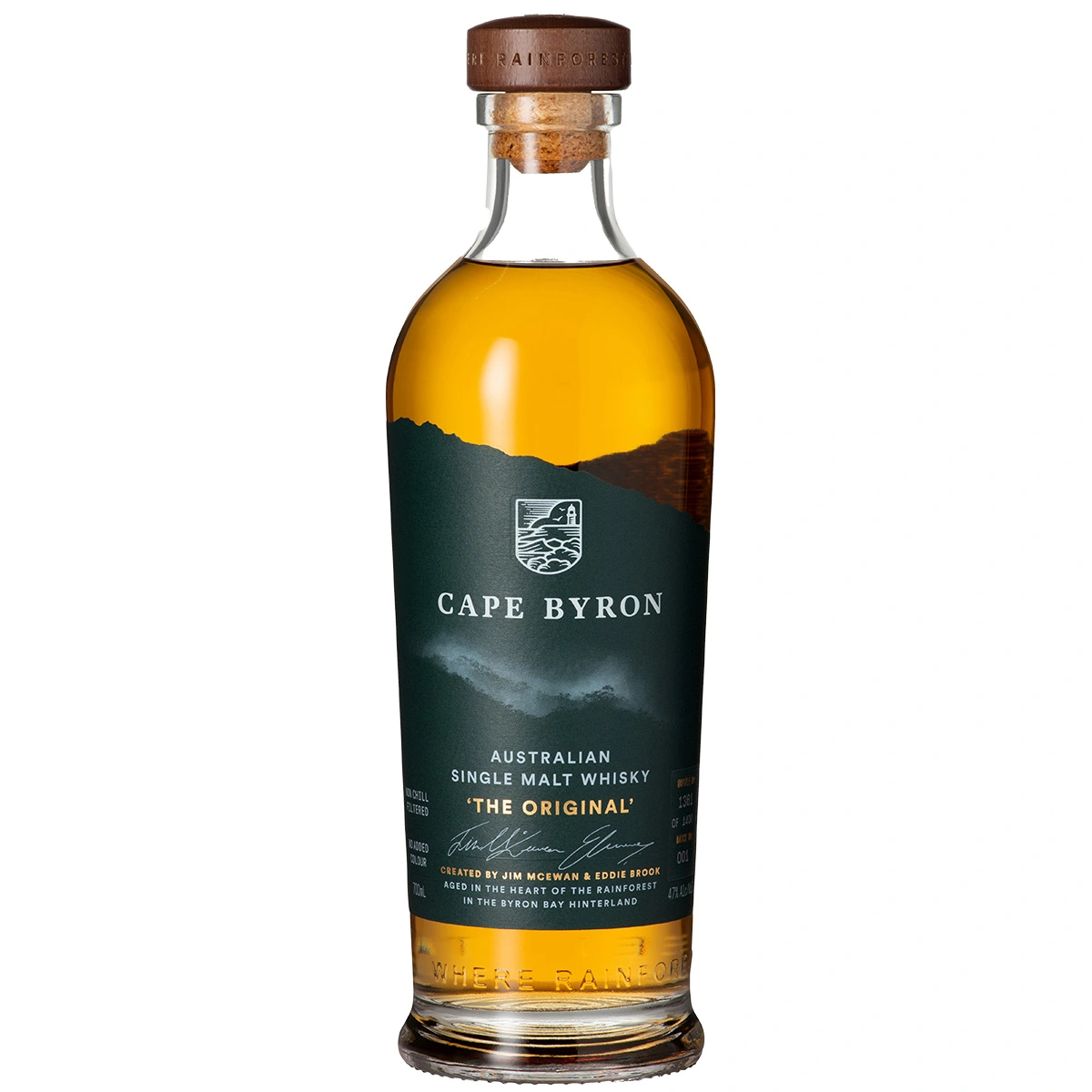 Cape Byron The Original Australian Single Malt Whisky 700ml Cape Byron The Original Australian Single Malt Whisky 700ml