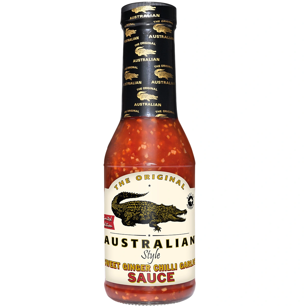 Australian Sweet Ginger, Chilli & Garlic Sauce 355ml Australian Sweet Ginger, Chilli & Garlic Sauce 355ml