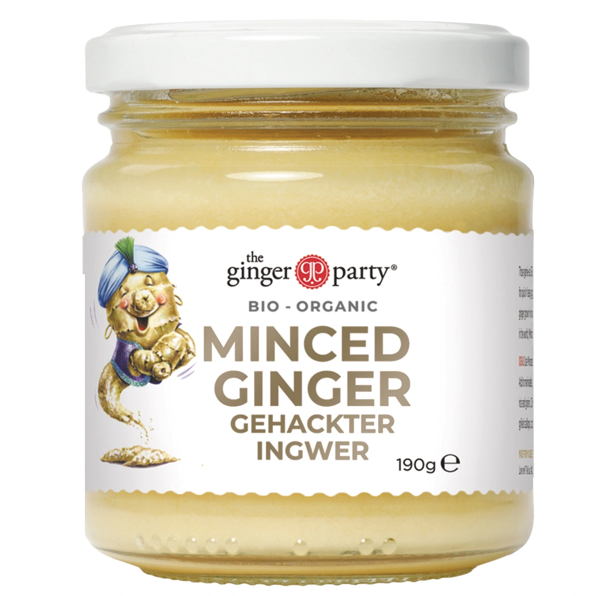 Ginger People Organic Minced Ginger 190g Ginger People Organic Minced Ginger 190g
