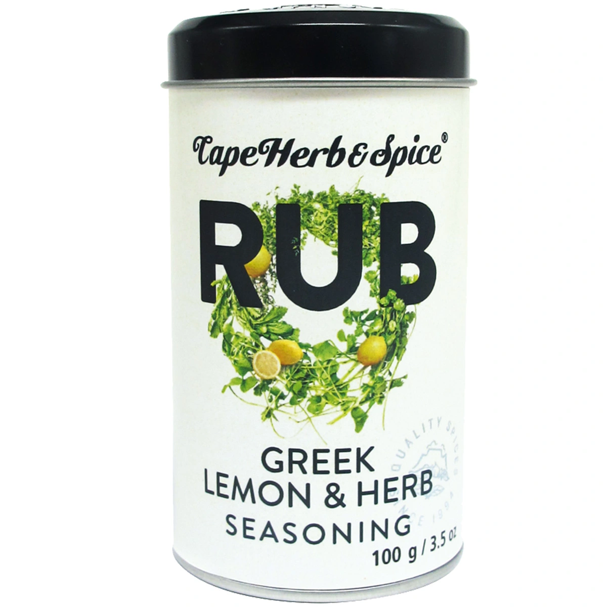 Cape Herb Rub Greek Lemon & Oregano 100g Cape Herb Rub Greek Lemon & Oregano 100g