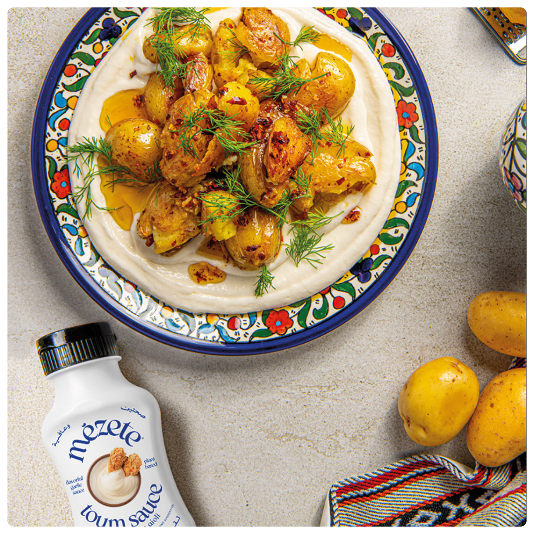 Crispy Kartoffeln mit Toum Sauce