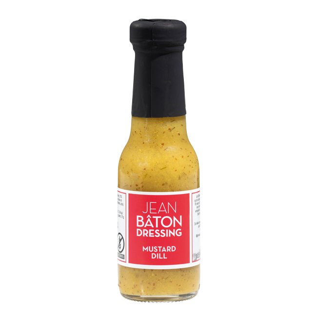 Jean Bâton Dressing Mustard Dill, Salat Dessing in der 145ml Falsche