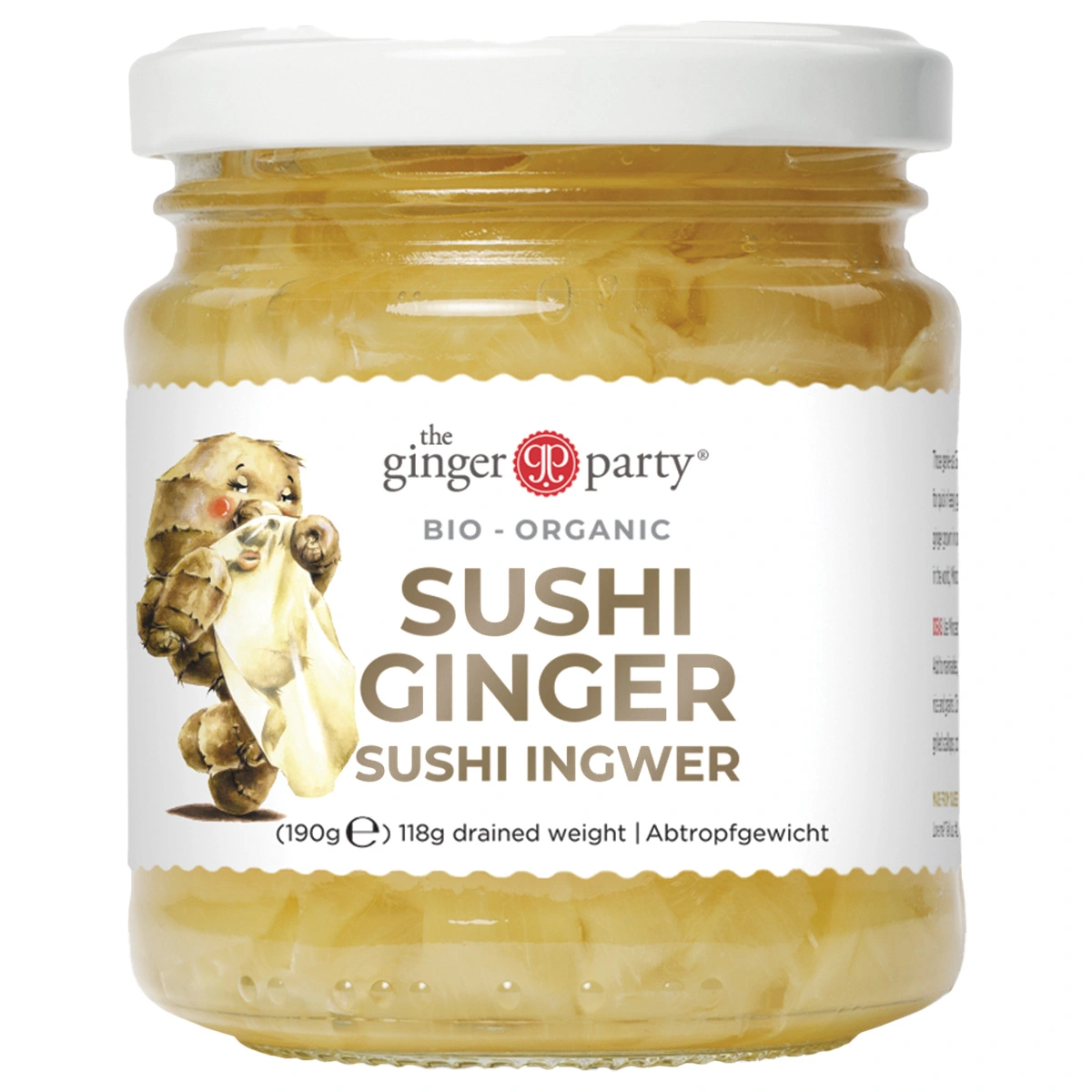 Ginger People Organic Sushi Ginger 190g Ginger People Organic Sushi Ginger 190g