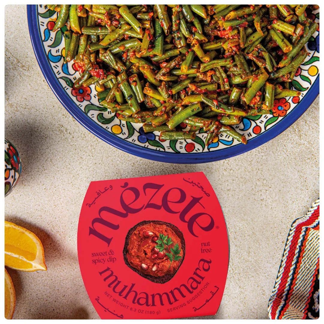 Grüne Bohnen mit Muhammara