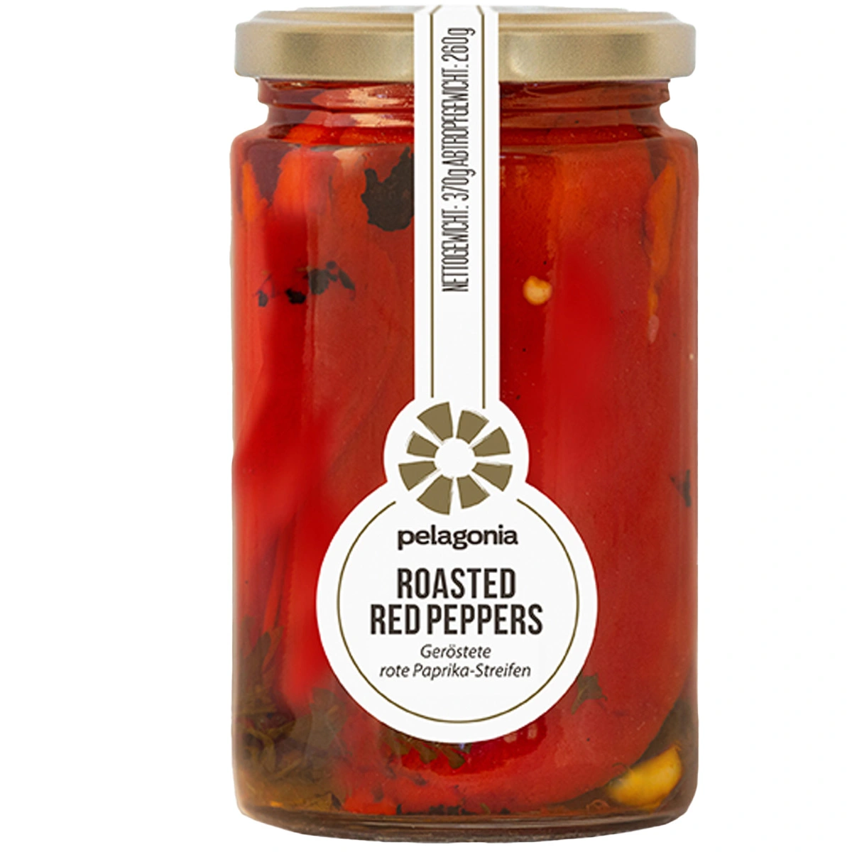 Pelagonia Roasted Red Peppers 370g Pelagonia Roasted Red Peppers 370g
