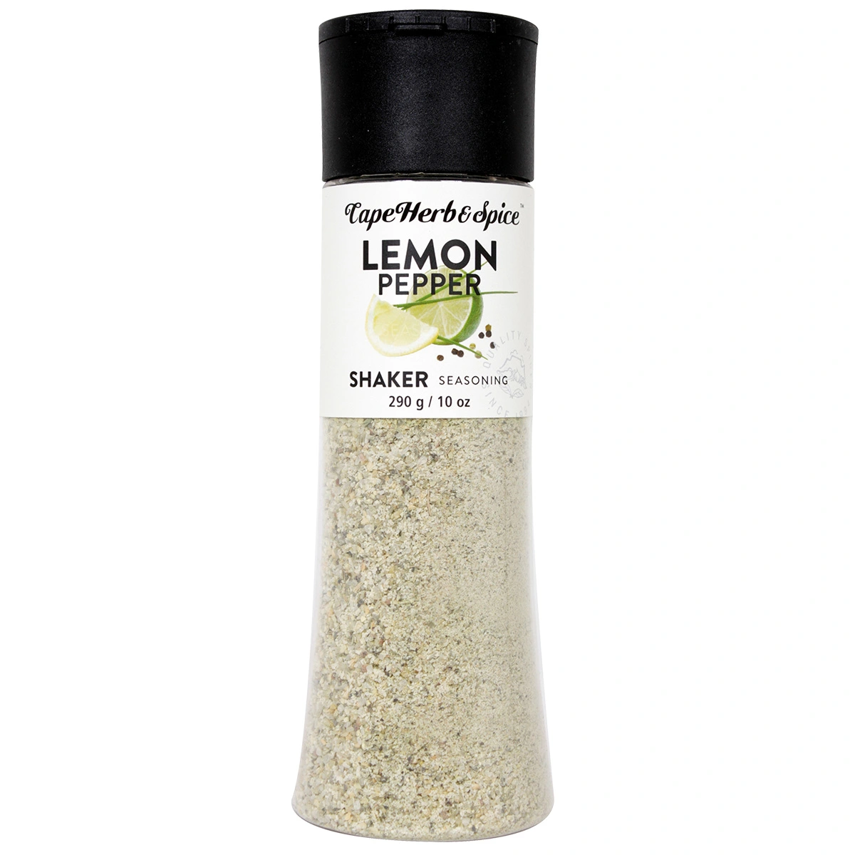 Cape Herb Lemon & Black Pepper Shaker 290g Cape Herb Lemon & Black Pepper Shaker 290g
