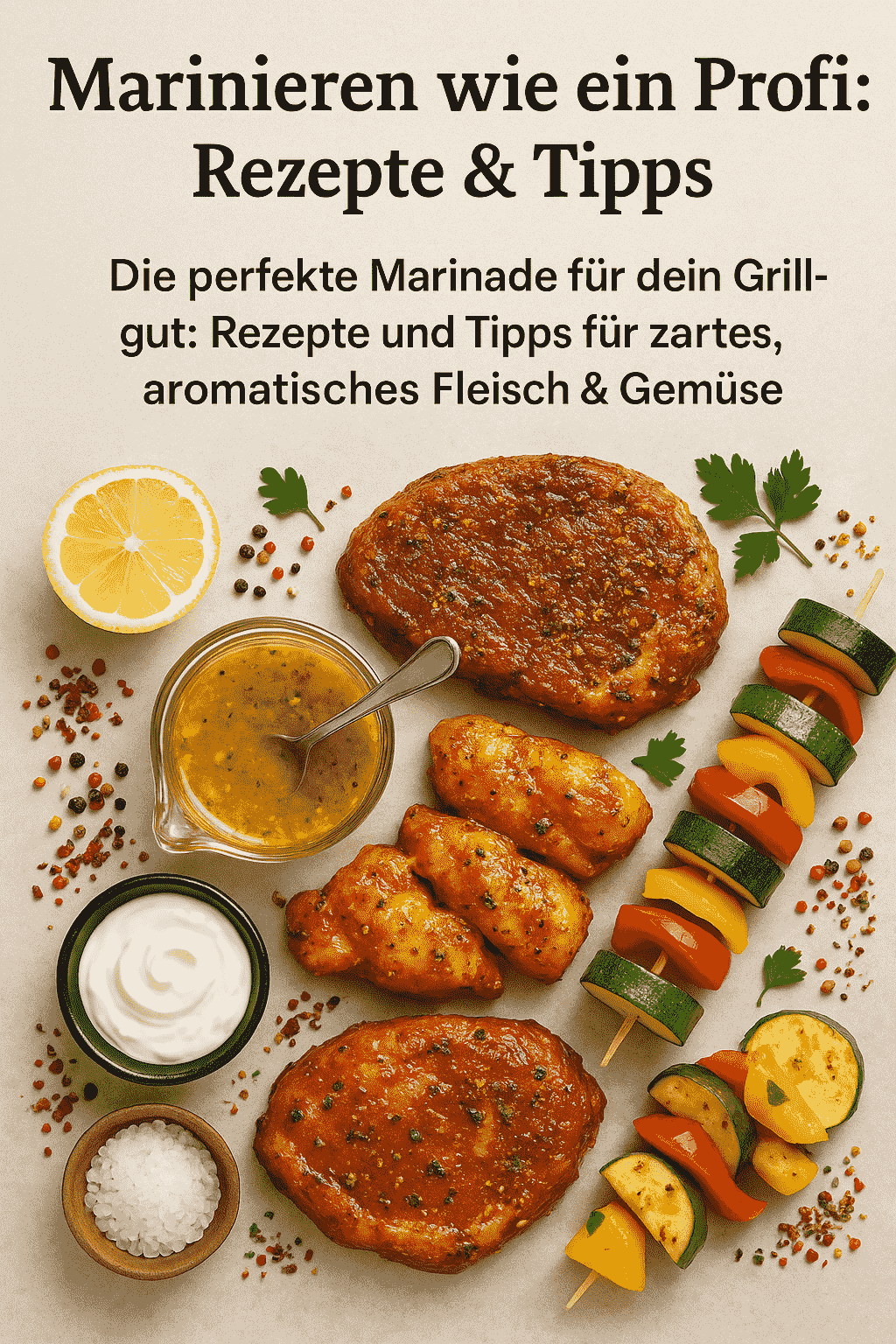 Die perfekte Marinade für dein Grillgut: Rezepte und Tipps für zartes, aromatisches Fleisch & Gemüse Die perfekte Marinade für dein Grillgut: Rezepte und Tipps für zartes, aromatisches Fleisch & Gemüse