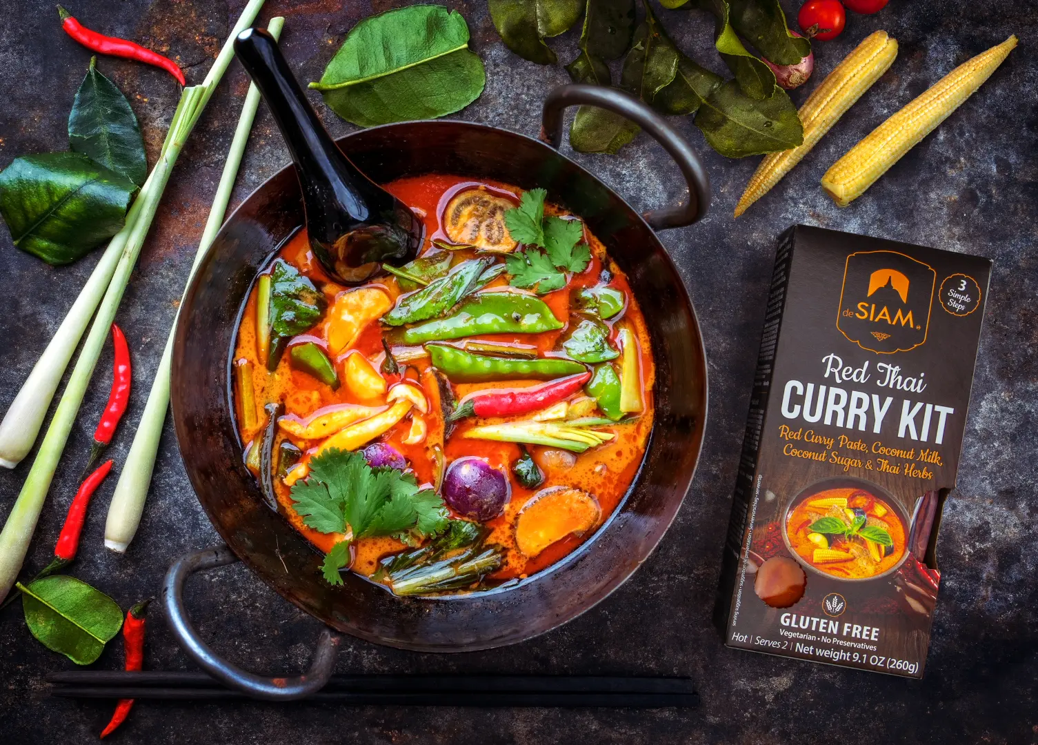 deSiam Red Thai Curry Kit 260g