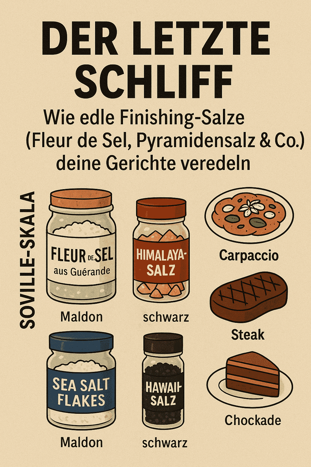 Der letzte Schliff: Wie edle Finishing-Salze (Fleur de Sel, Pyramidensalz & Co.) deine Gerichte veredeln