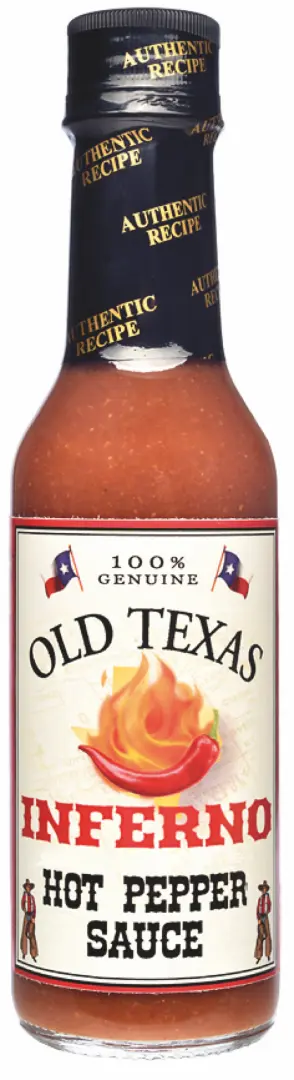 Old Texas Inferno Hot Pepper Sauce 148ml