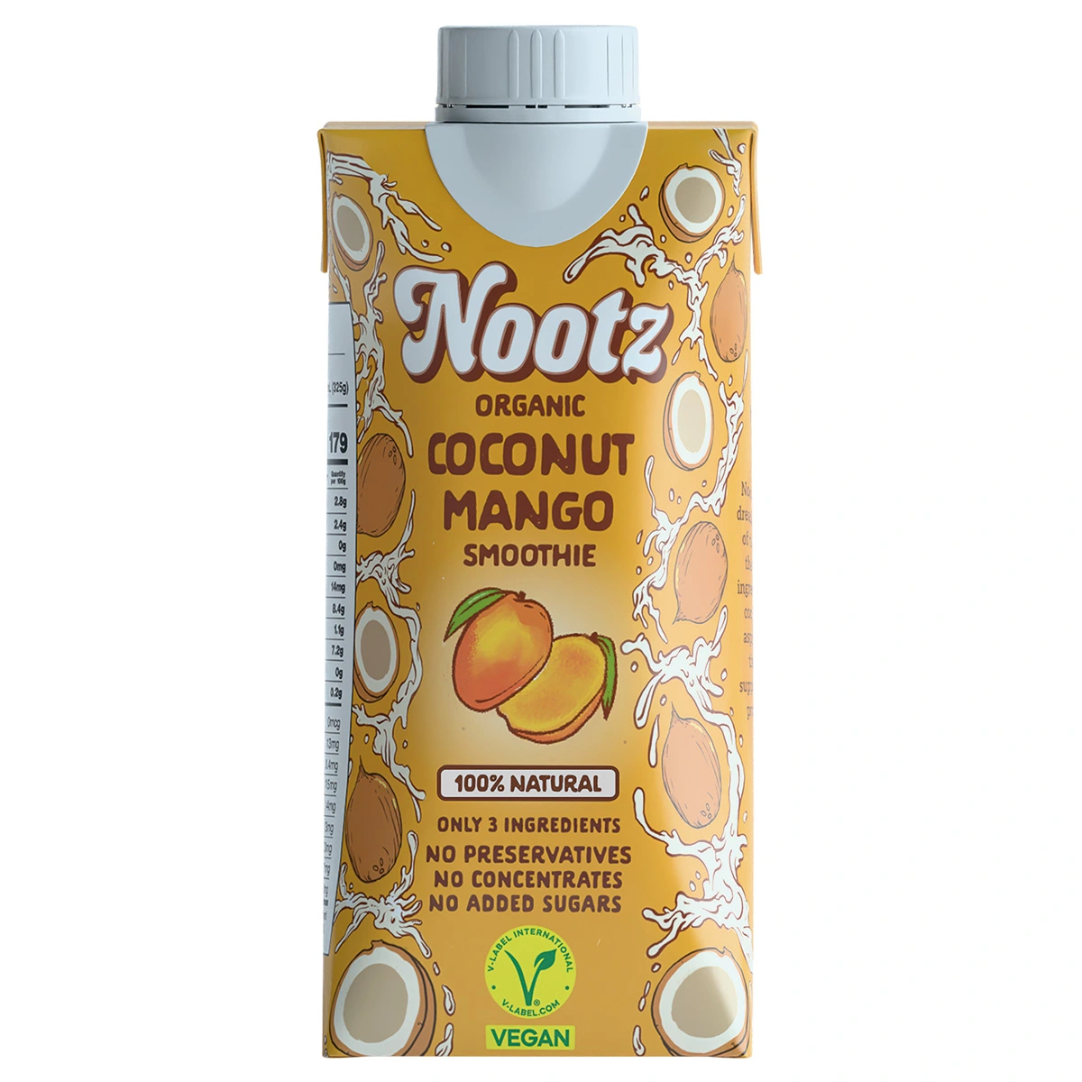 Nootz Coconut Mango Smoothie 325ml, BIO