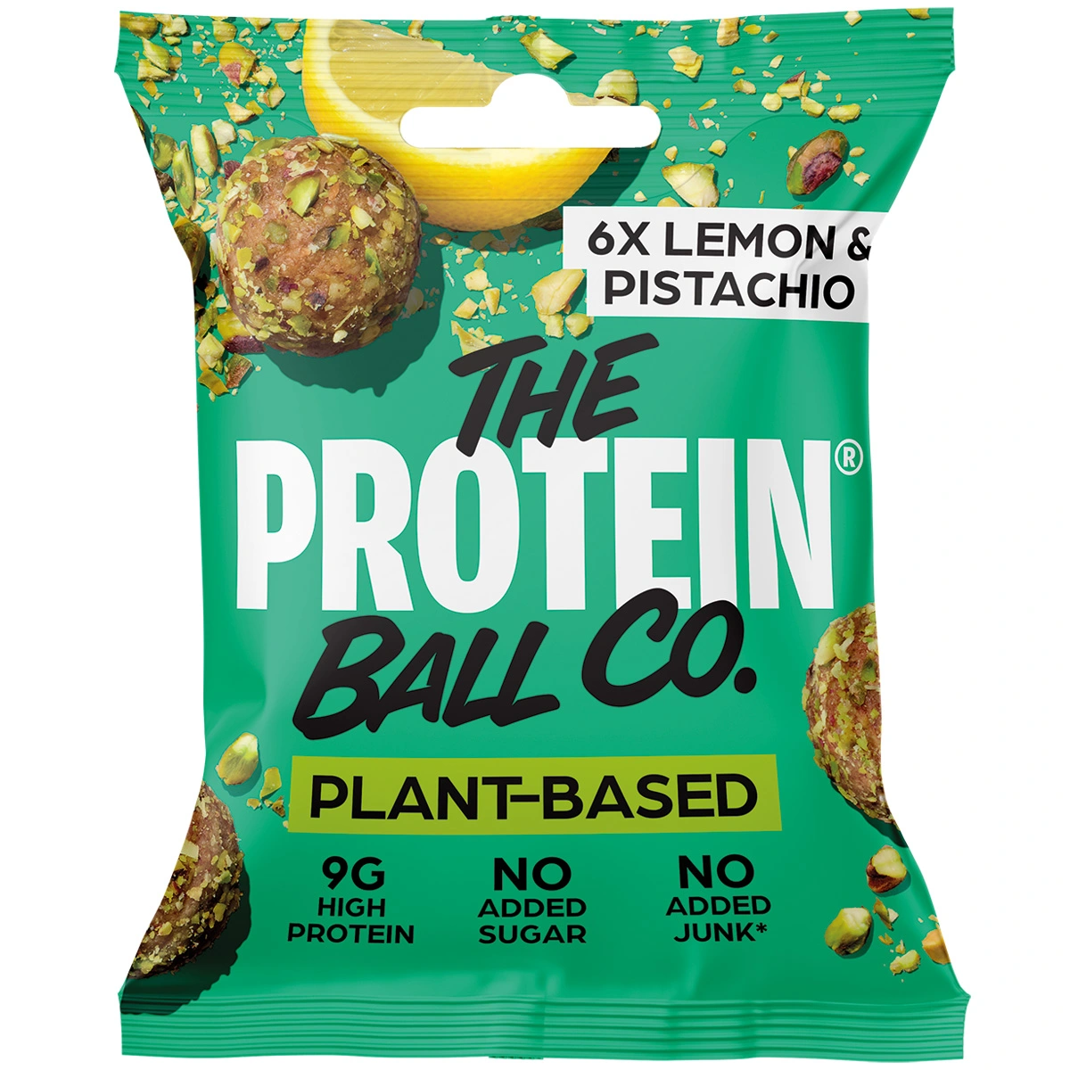 The Protein Ball Co. Lemon & Pistachio Vegan 45g The Protein Ball Co. Lemon & Pistachio Vegan 45g