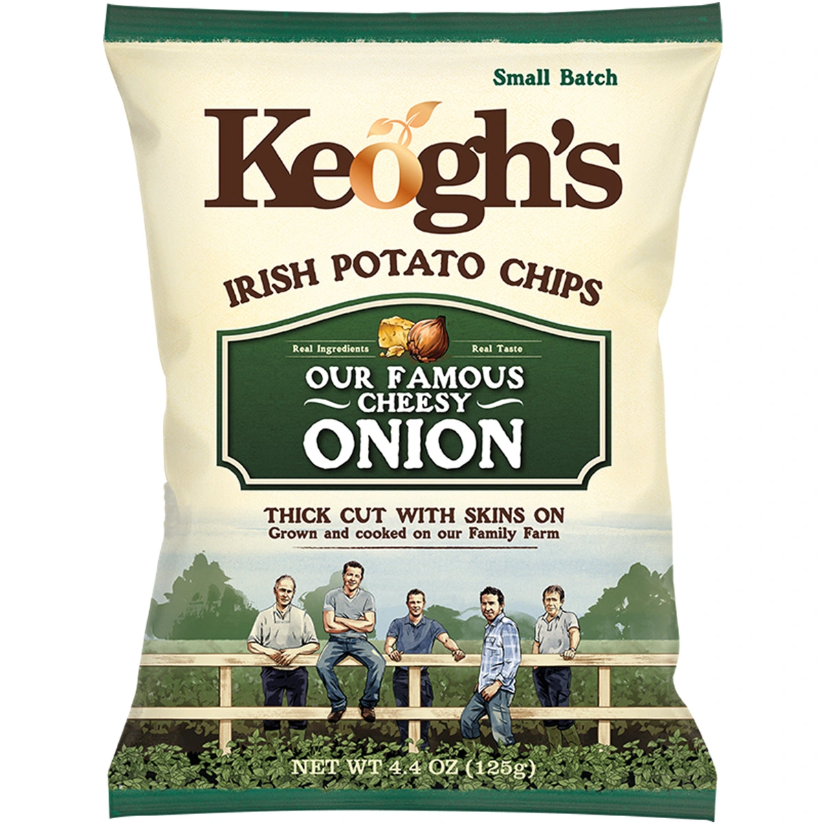 Keogh's Cheese & Onion Potato Crisps 125g Keogh's Cheese & Onion Potato Crisps 125g