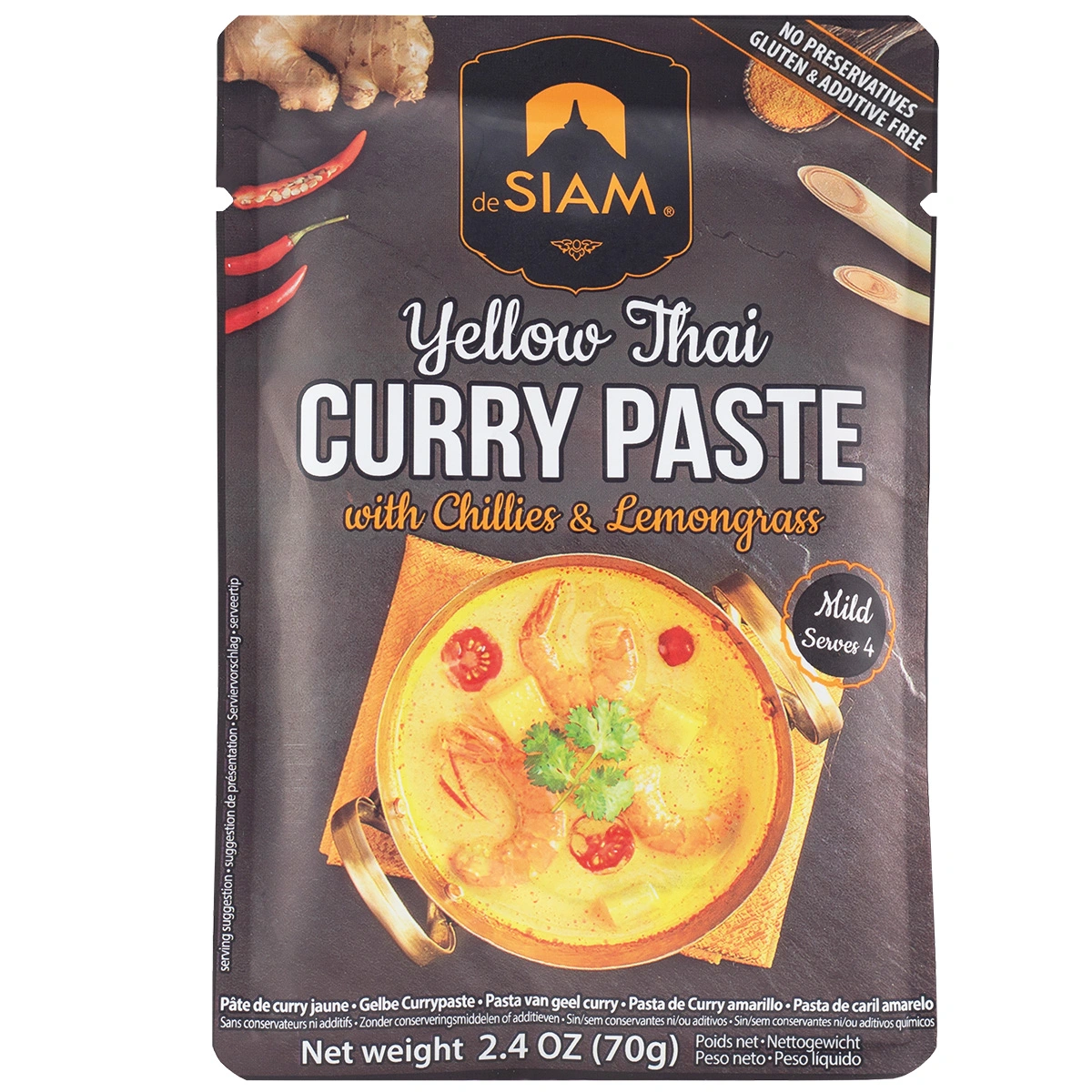 Siam Yellow Thai Curry Paste 70g Siam Yellow Thai Curry Paste 70g