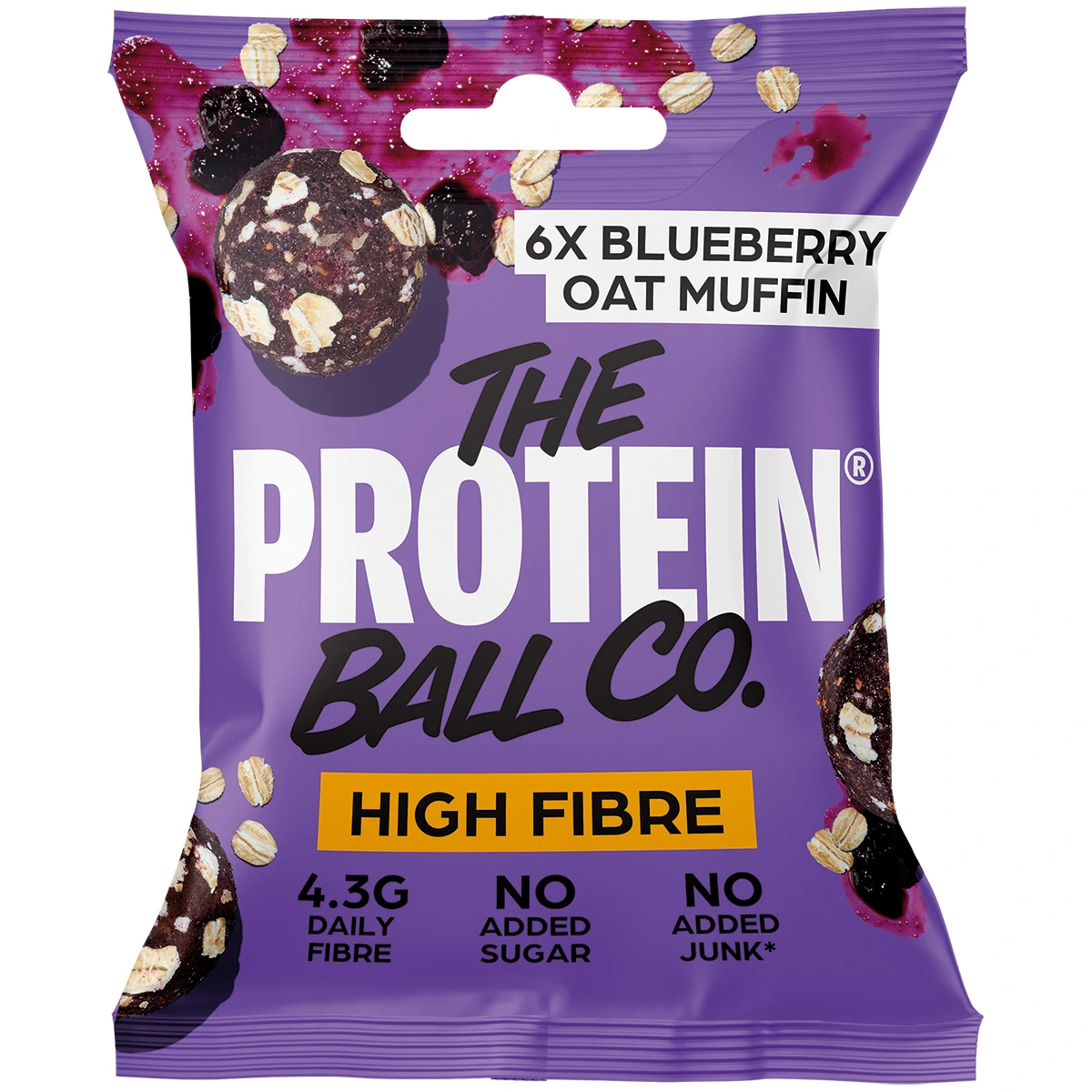 The Protein Ball Co. Blueberry Oat Muffin 45g