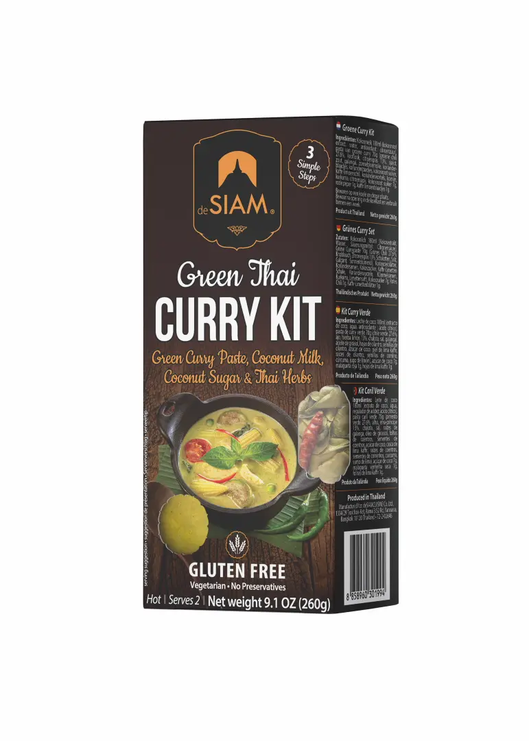 Grünes Thai Curry Kit in der 260g Vorratspackung 