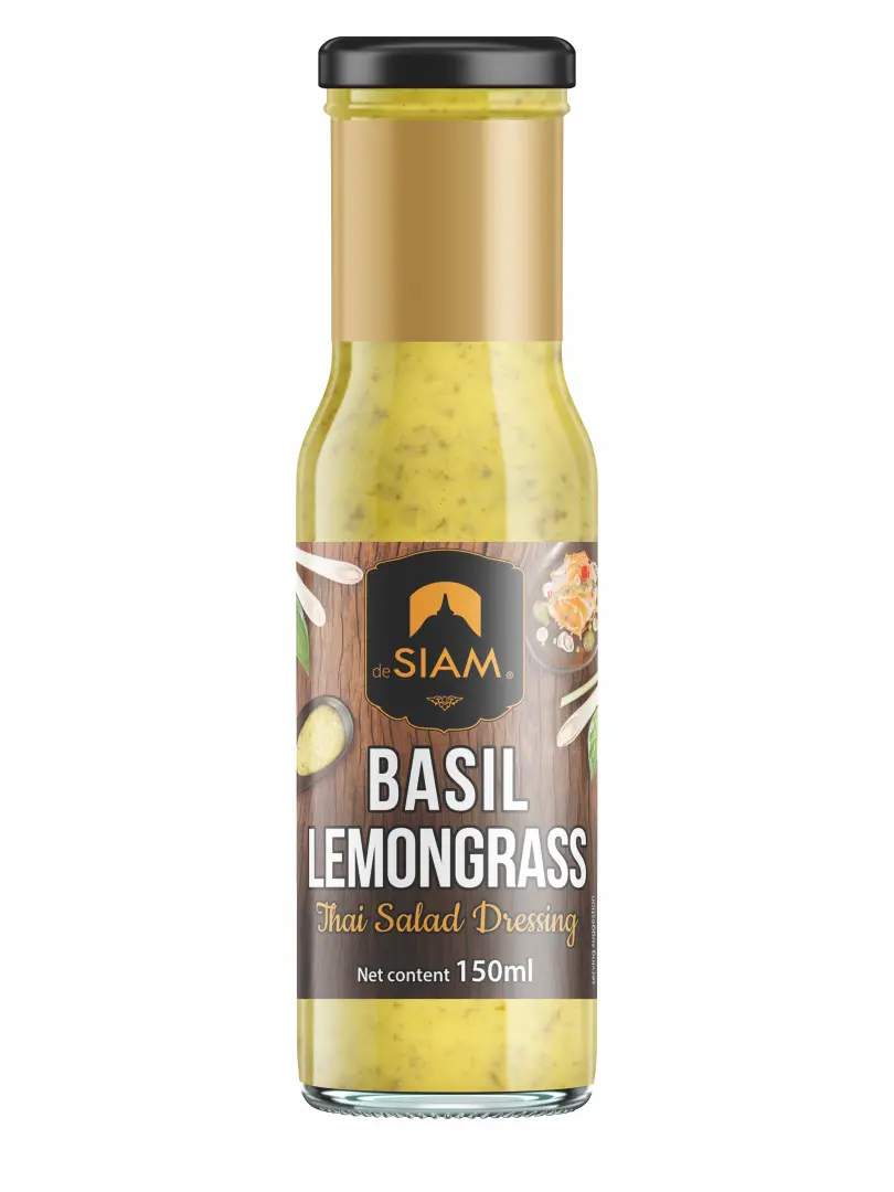 Zitronengras Dressing mit Basilikum 150ml  aus der Flasche