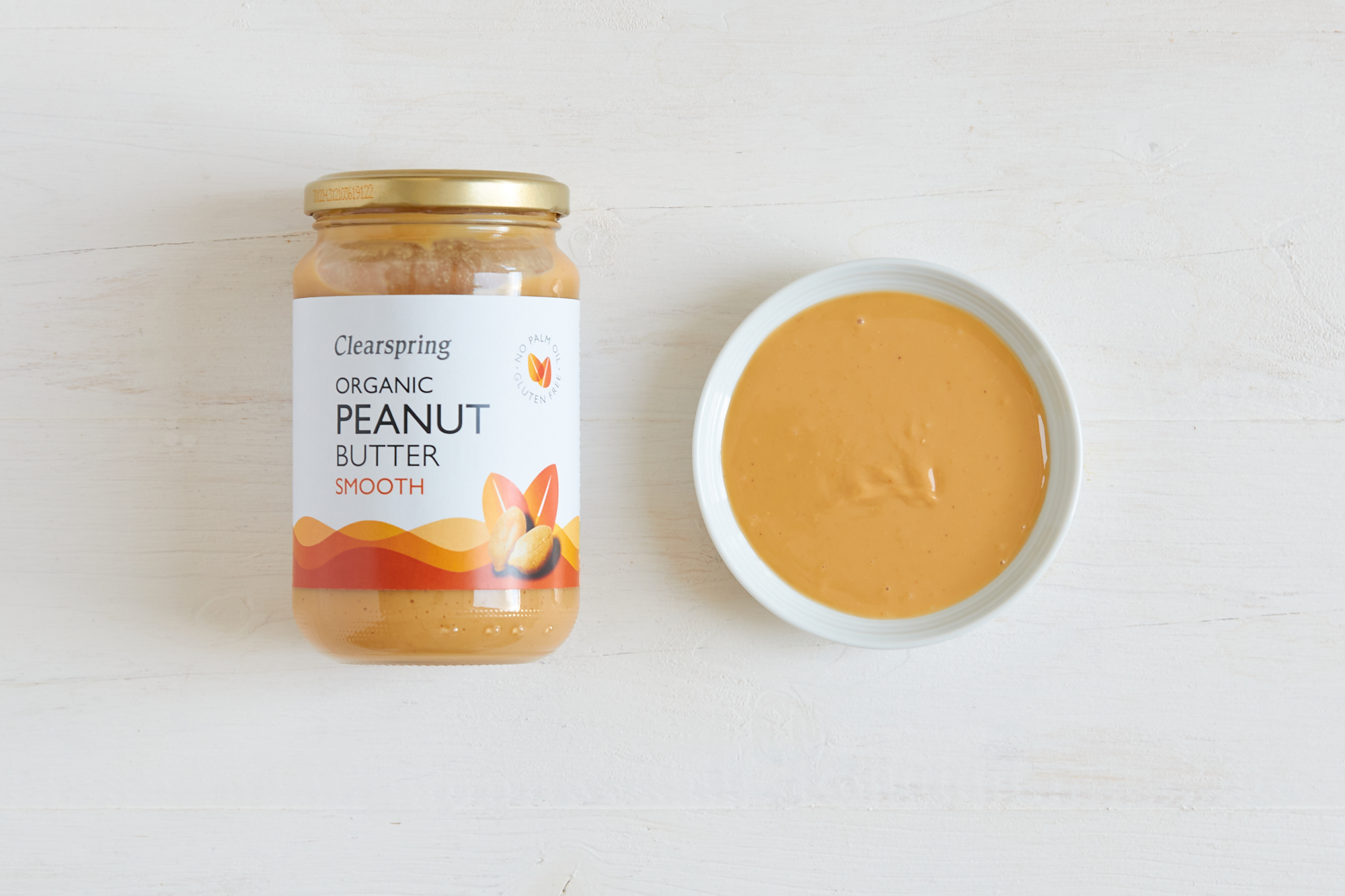 Clearspring Organic Peanut Butter, Smooth BIO 350g Clearspring Organic Peanut Butter, Smooth BIO 350g