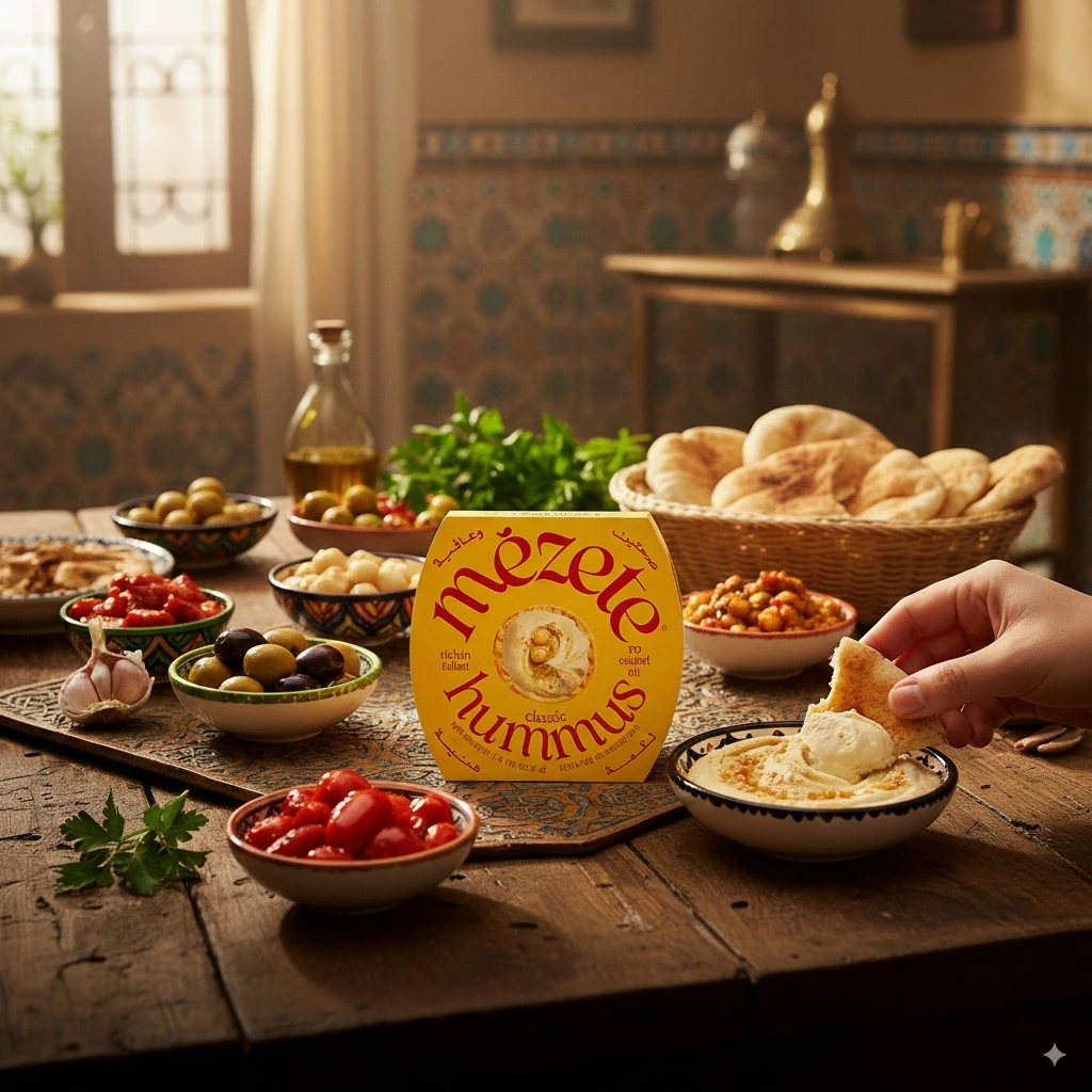 Mezete Hummus natur 215g