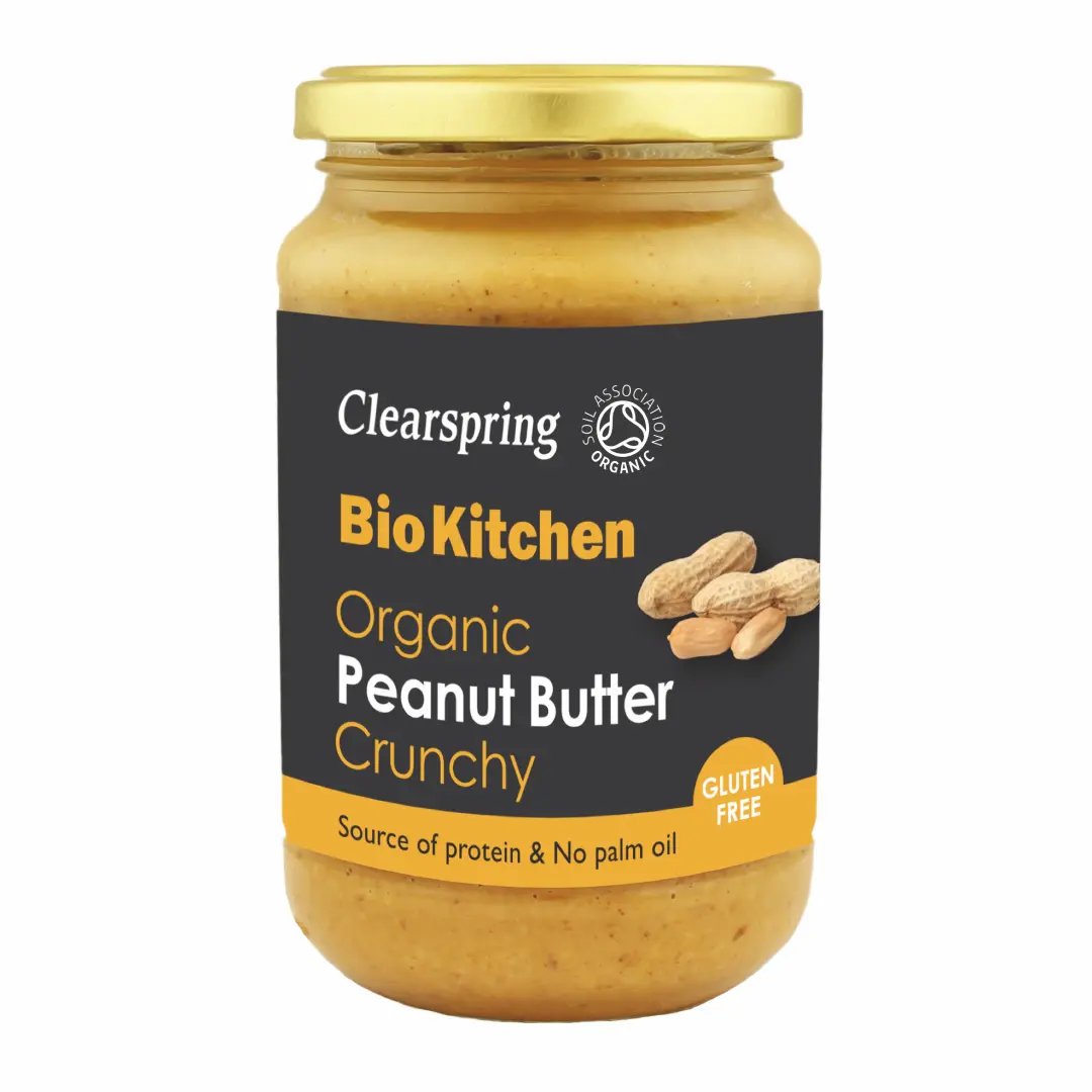 Clearspring Organic Peanut Butter, Crunchy BIO 350g