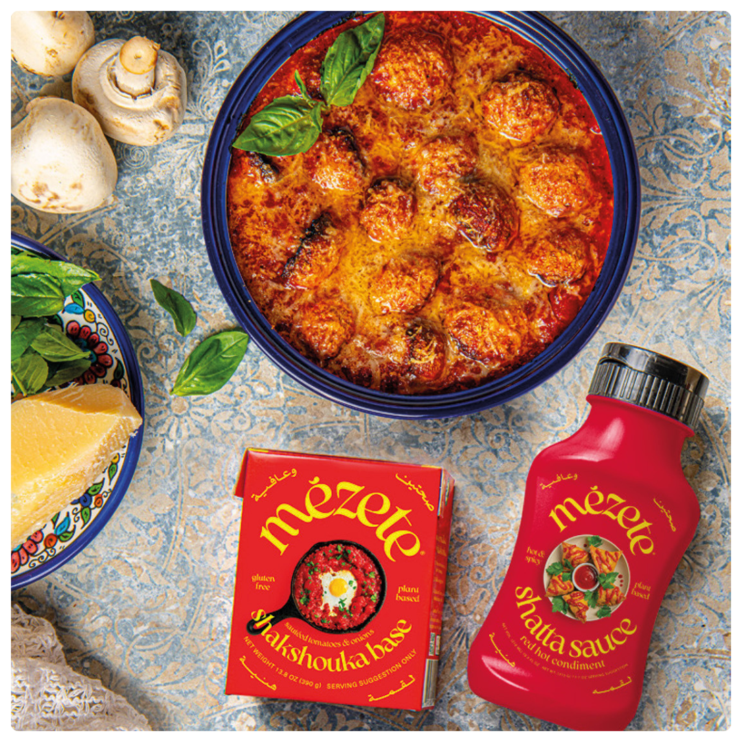 Gebackene Champignons mit Shatta Sauce